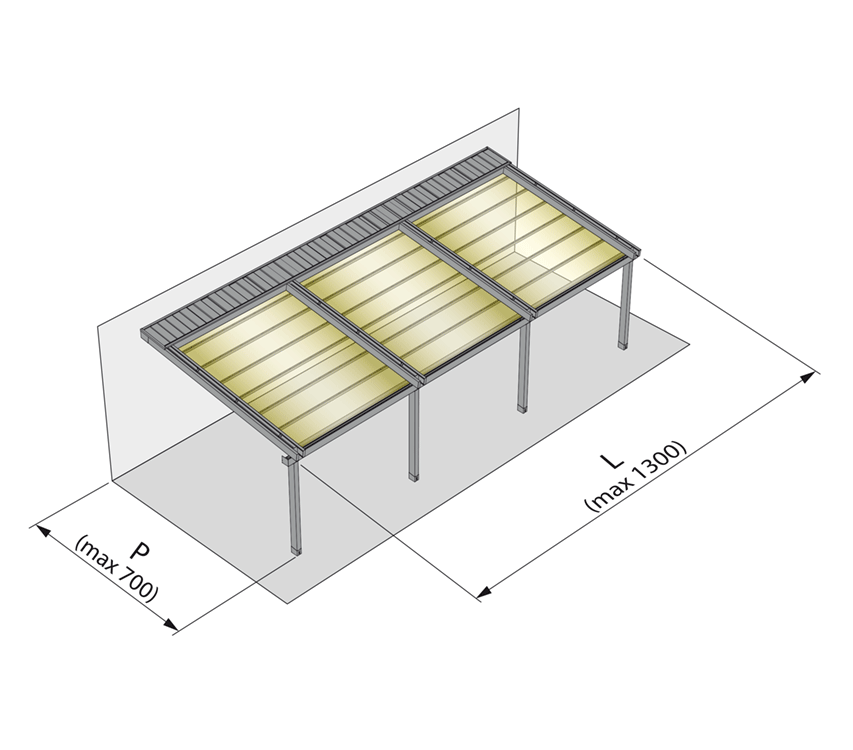 Pérgolas de aluminio Tecnic Infinity en Girona - Pérgola972